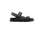 CARRANO SUEDE LEATHER RHINESTONES SANDALS
