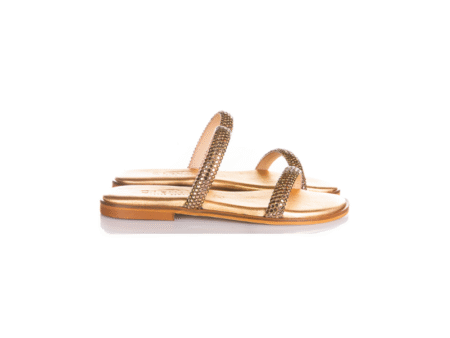 CARYATIS LEATHER SANDALS