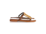 CARYATIS LEATHER SANDALS