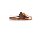 CARYATIS LEATHER SANDALS