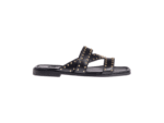 MARIETTA CHROUSALA LEATHER FLAT SANDALS