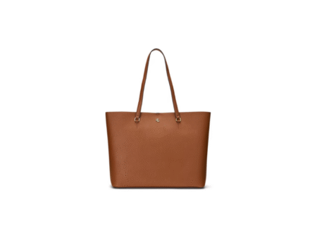 LAUREN RALPH LAUREN KARLY LEATHER TOTE BAG