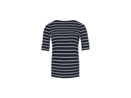 LAUREN LRL JUDY-ELBOW SLEEVE-KNIT TOP