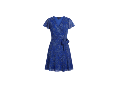 LAUREN LRL WANDELLA-SHORT SLEEVE-DAY DRESS