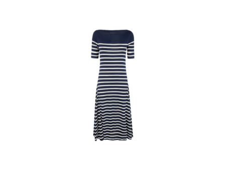 LAUREN LRL MUNZIE-ELBOW SLEEVE-DAY DRESS