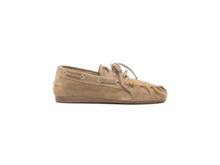 ALOHAS ROWAN SUEDE BEIGE LEATHER LOAFERS