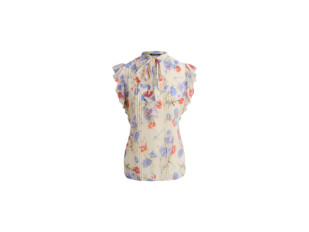 LAUREN LRL POLY CRINKLE GGT 58-WVN-SHIRT