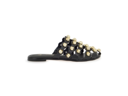 CARRANO LEATHER FLAT MULES